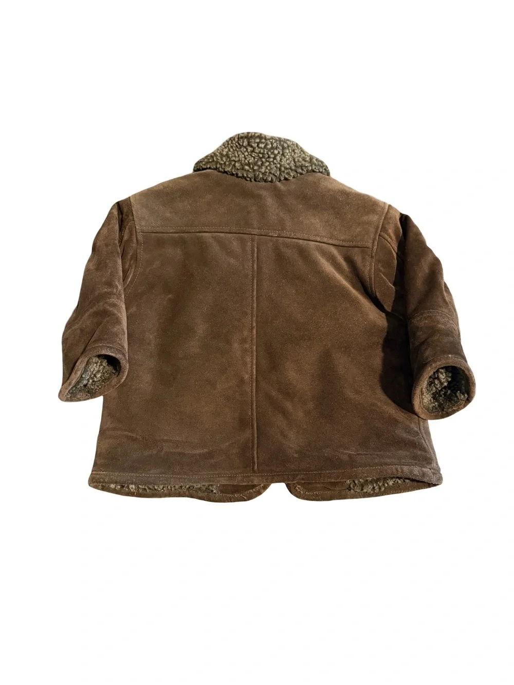 Vintage boys genuine leather outerwear jacket
